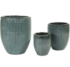 Portly Tall Egg Rib - Moss Green - D50H60 Cm [pallet] -Loofbomen Winkel 1954466490