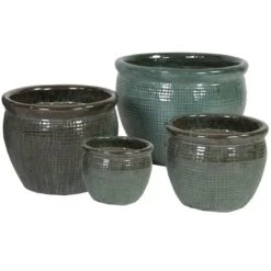 Portly Raster - Moss Green - D38H30 Cm